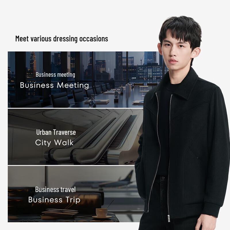 Мужская куртка K-Boxing из 100% шерсти, осенне-зимняя, короткая, NDWN3365