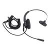 Гарнитура для телефона RJ9 с шумоподавлением, односторонние наушники с пружинным проводом и микрофоном для офисных звонков