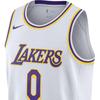 Nike Майка NBA Training Fan Edition 20 - LA Lakers James No. 6 мужских топов белого цвета CW3595-103