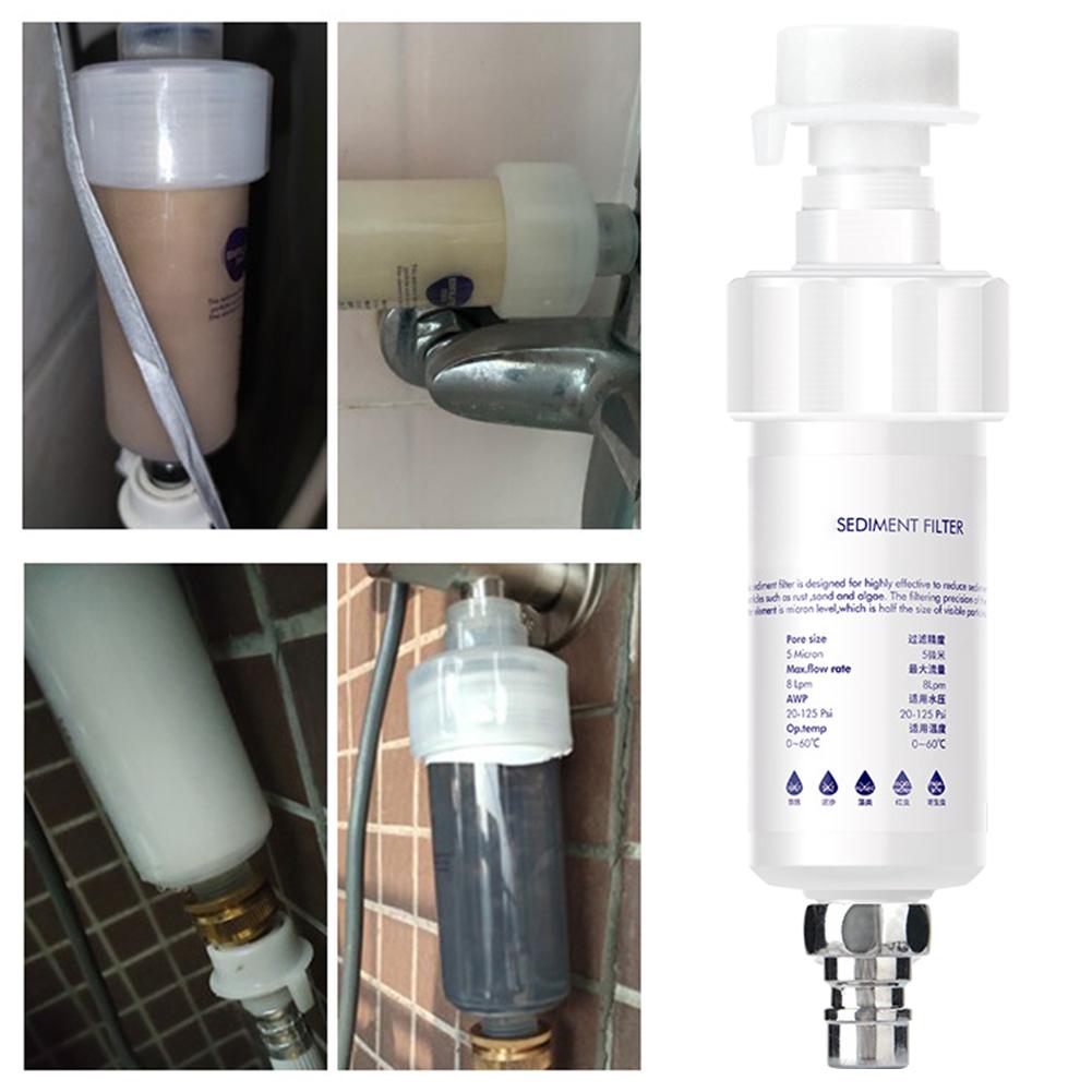 Фильтр для стиральной машины из ПП хлопка 8 л/мин. Фильтр для очистки воды с фильтром-картриджем из хлопка, небольшой бытовой фильтр