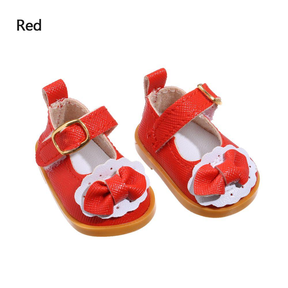 Gifts Girl's Wears Toys Doll Accessories 14 Inches Doll Casual Shoes Doll Shoes Bow Leather
