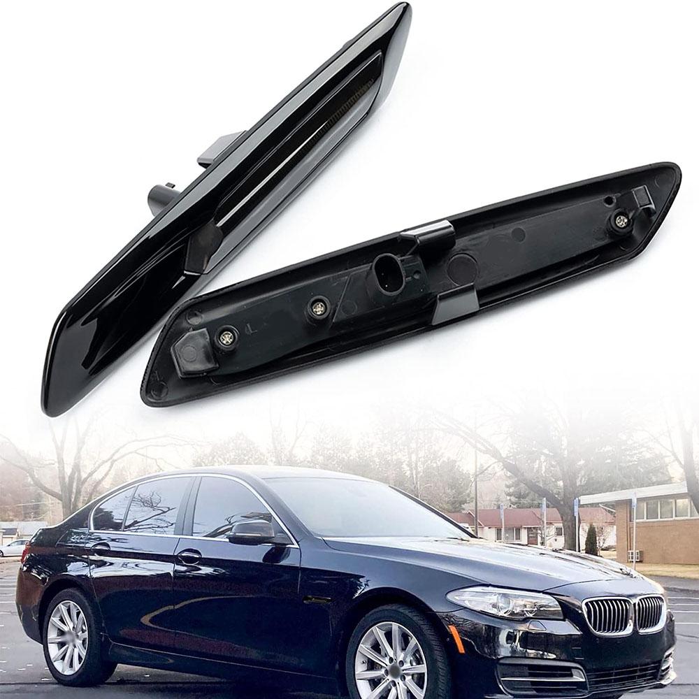 Светодиодный боковой габаритный огонь указатель поворота тонированный 63137154167 для BMW 550i 535i 528i Седа