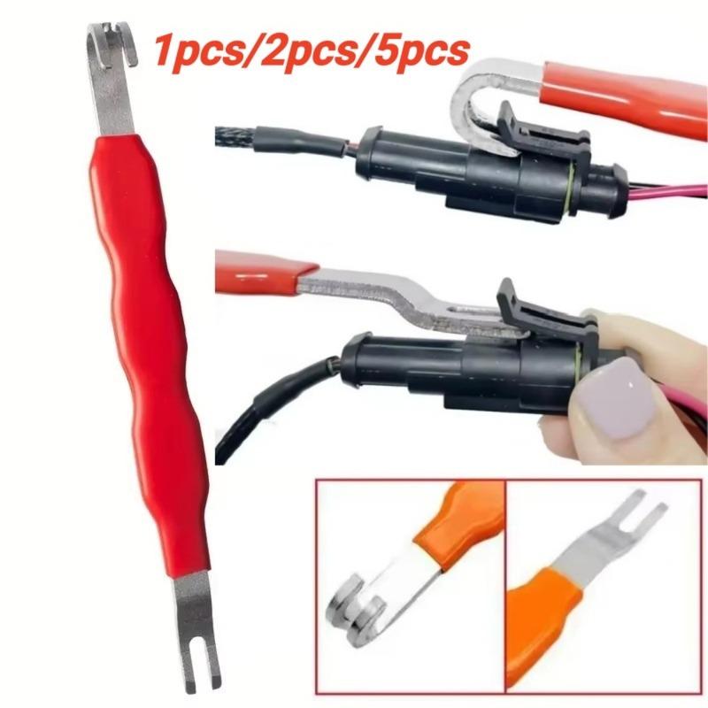 5pc/1pc Cer Electrical Terminal Connector Separator Removal Puller Tool Repair Line Tangent Oil Pipe Separation Pliers Anti-slip