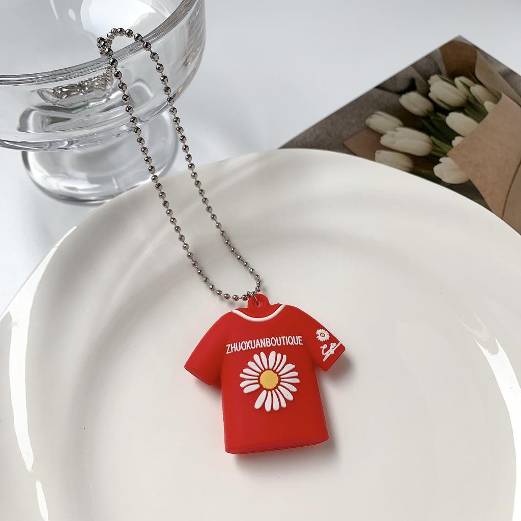 Sweet Cool Bear Series Metal Necklace Simple Retro Round Brand Pendant Versatile Niche Design Clavicle Chain