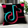Социальный Tiktok Чехол для подушки Набор чехлов для подушек 4 шт 50X50 45X45 40X40 Наволочка Декоративный Диван Домашний Декор