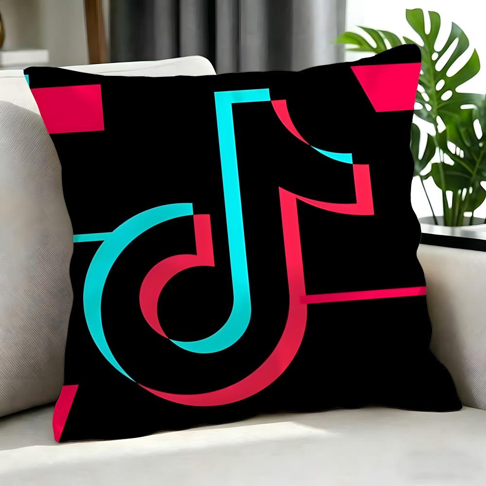Социальный Tiktok Чехол для подушки Набор чехлов для подушек 4 шт 50X50 45X45 40X40 Наволочка Декоративный Диван Домашний Декор