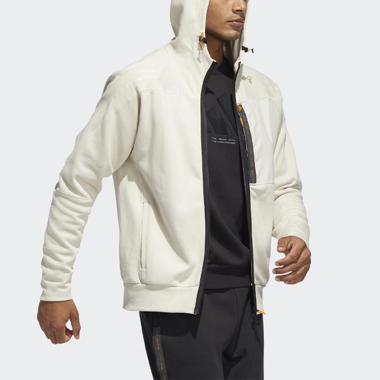 Adidas Спортивная куртка с капюшоном Мужская верхняя одежда Off-White HE9903