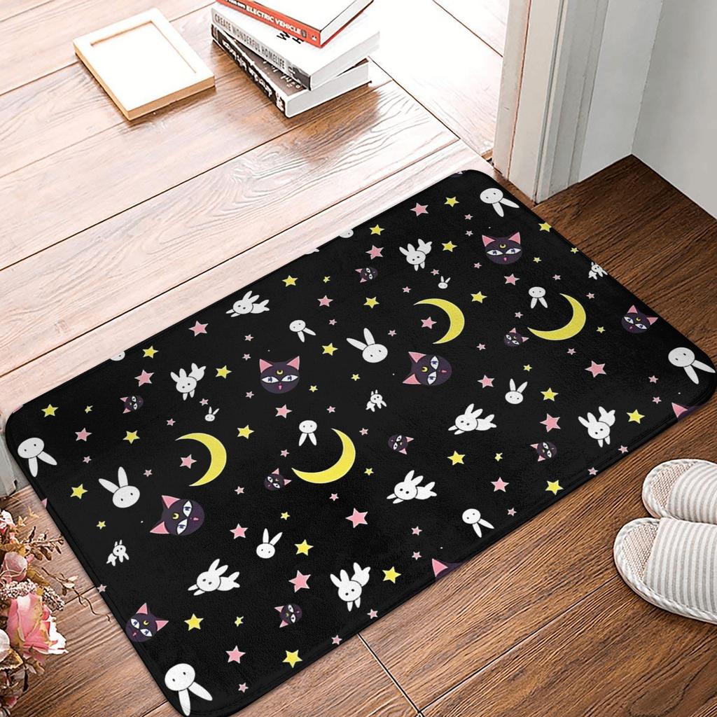 Anime Sailors Moons Doormat Anti-Slip Entrance Bathroom Kitchen Floor Door Mat  Garage Rug Carpet Footpad