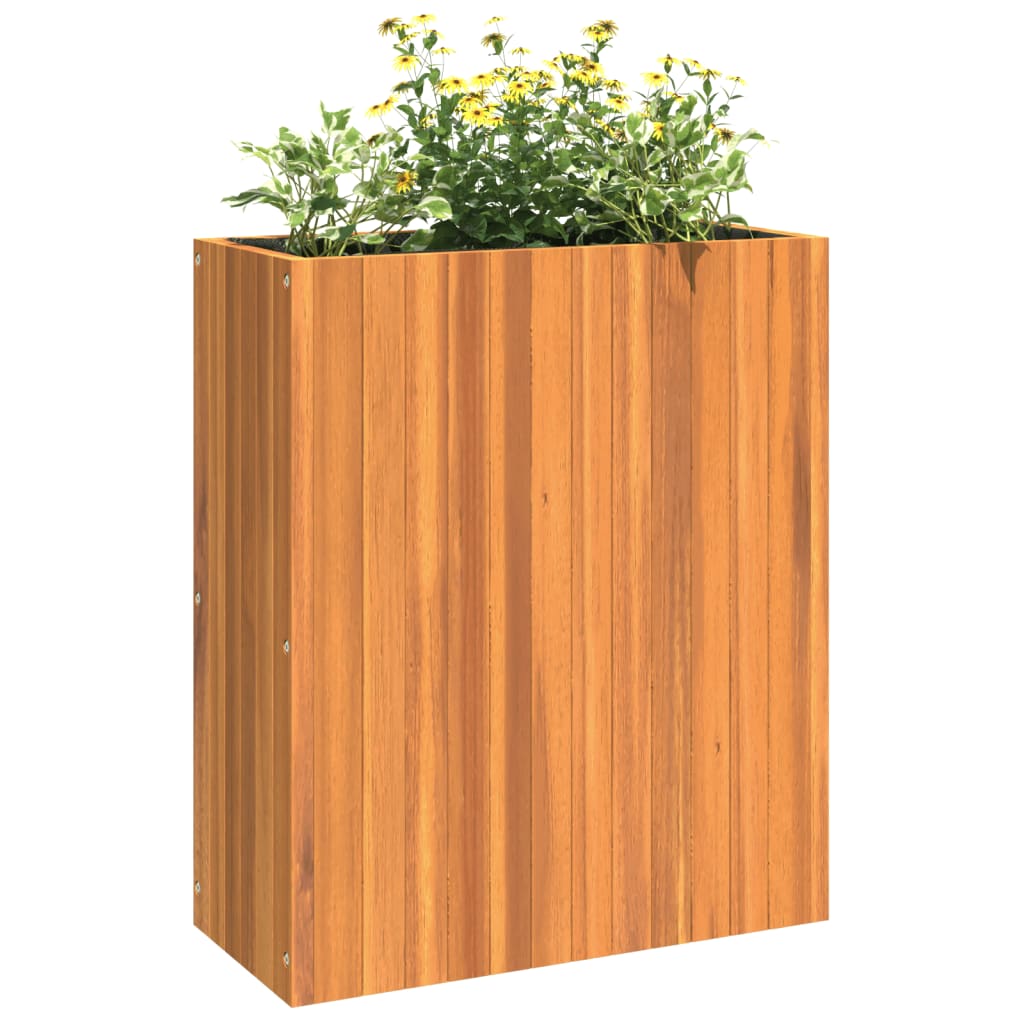 Plant Pot 59x27.5x70 cm Solid Acacia Wood