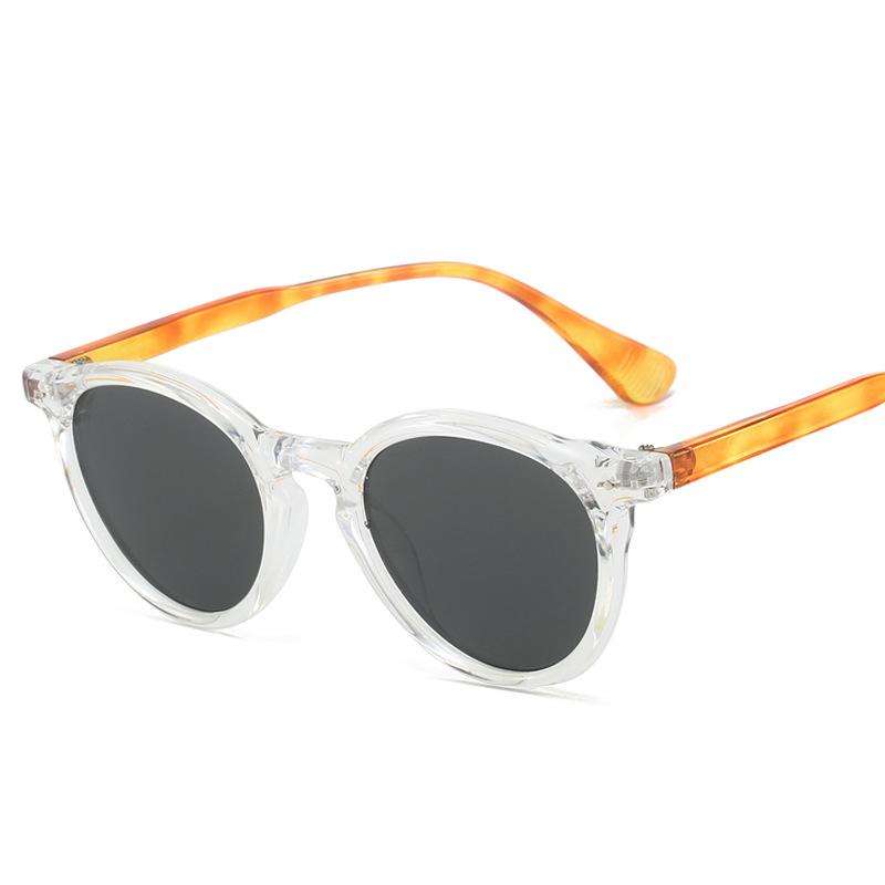 Женские солнцезащитные очки круглой формы, винтажные, ретро, с отделкой заклепками, солнцезащитные очки для женщин, защита UV400, мужские солнцезащитные очки