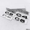 ABS 3D Sticker Styling for Citroen C2 C4 C5 Logo Car Rear Trunk Badge Auto Body Emblem Decals Auto Modified Accessories
