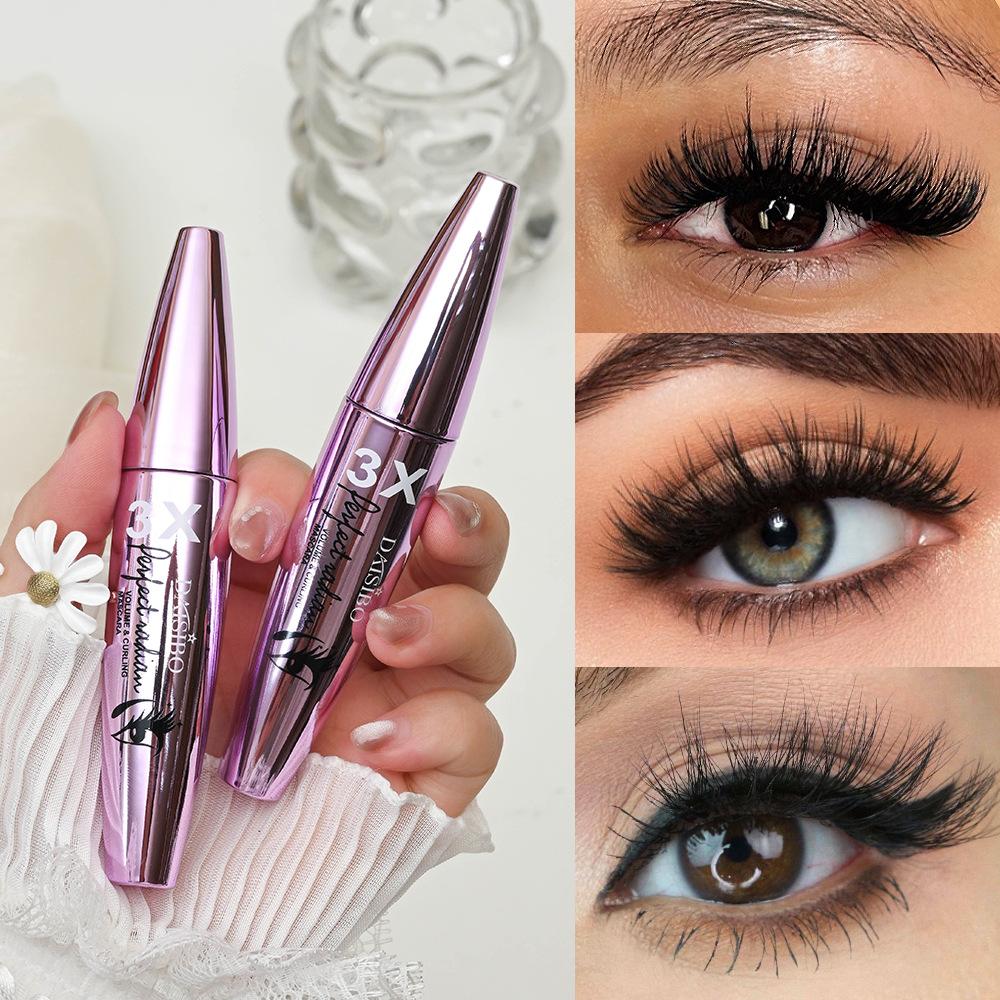3X Черная тушь для ресниц Super Dense Non-Smudge Eye Black Slim Long Drying Long Lasting Waterproof Новая распыляемая тушь для ежедневного макияжа глаз