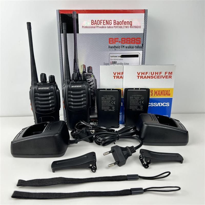 Baofeng BF-888S Высокомощный портативный интерком для служб безопасности и строительства
