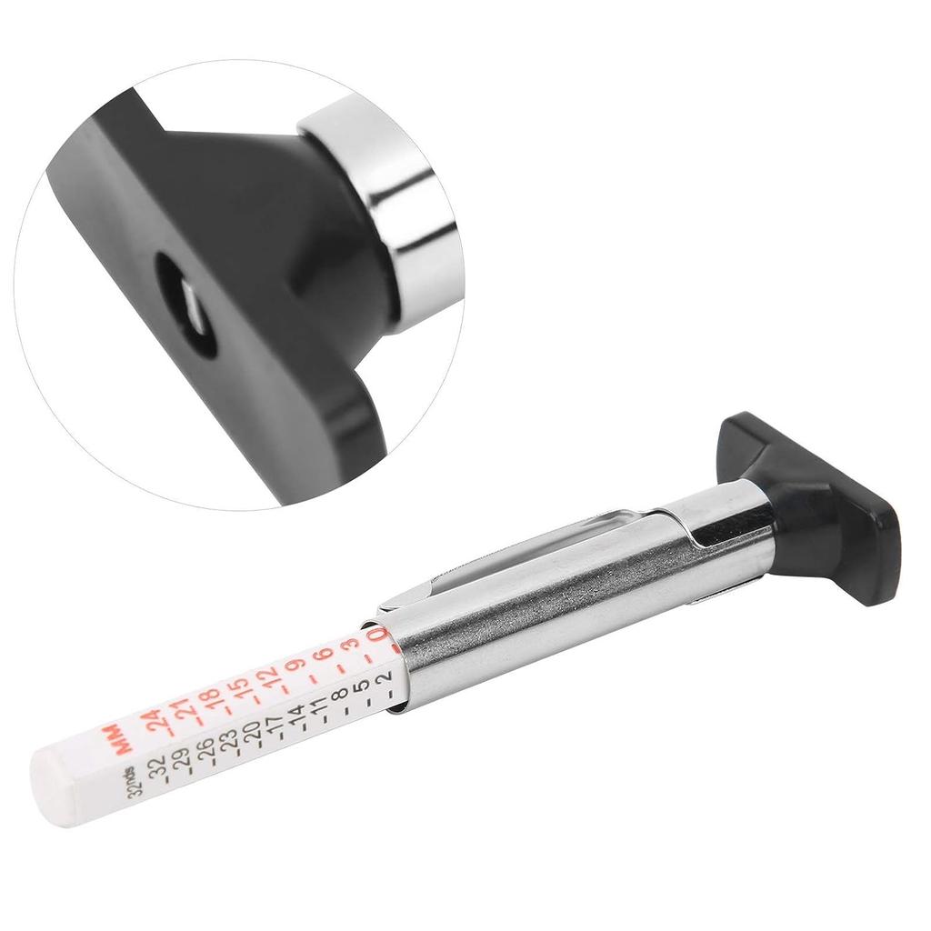 Car Tire Tread Depth Gauge, 1 Piece Universal Tire Depth Gauge, 0-25mm Car Tire Tread Depth Gauge, Portable Car Tire Measuring Tool