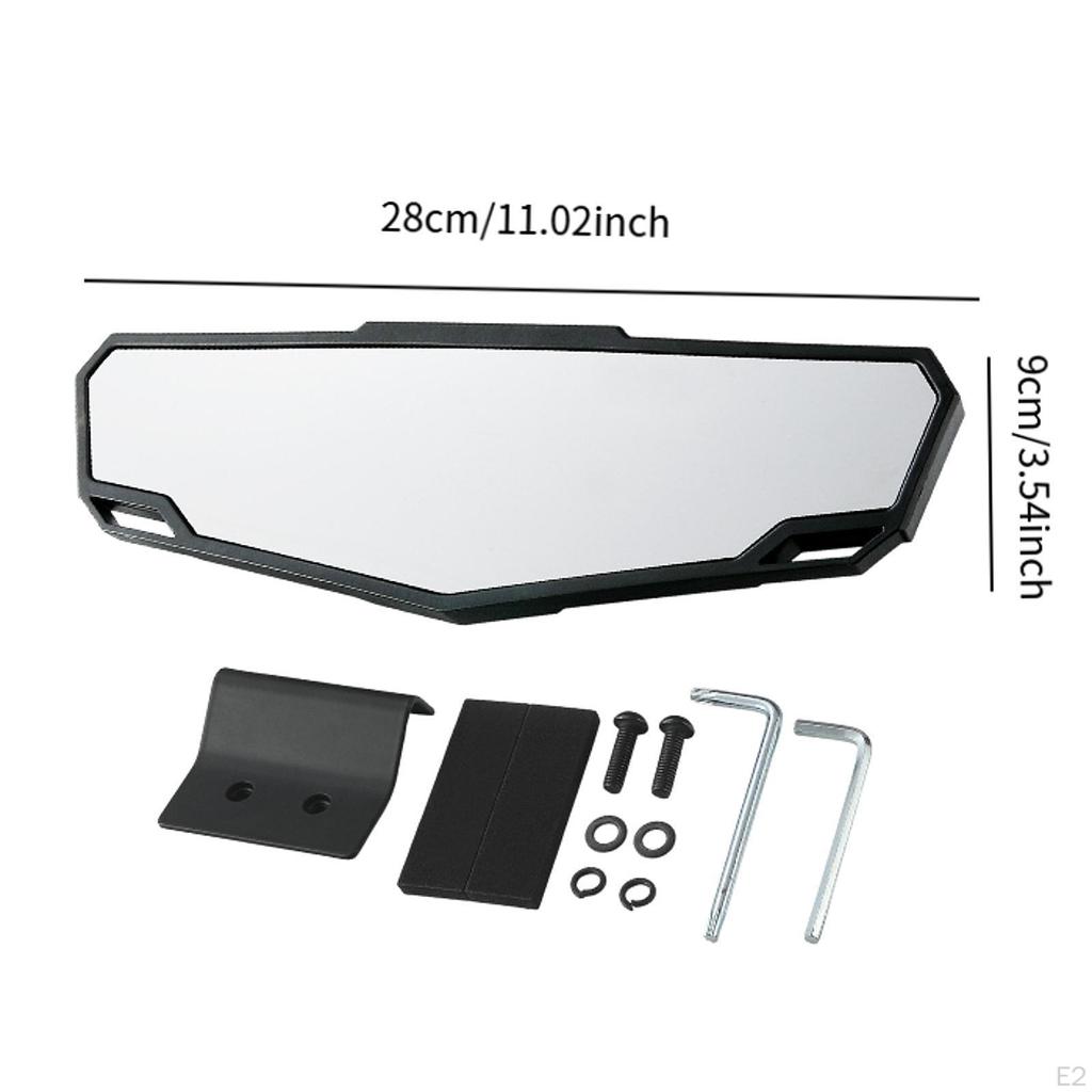UTV Center Rear Views Mirror, Convenient, Replace Wear Resistant Sturdy Practical Easy To Use