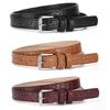Crocodile Pattern Women's Belt PU Leather Leather Belt Vintage Waistband Belts  Pants