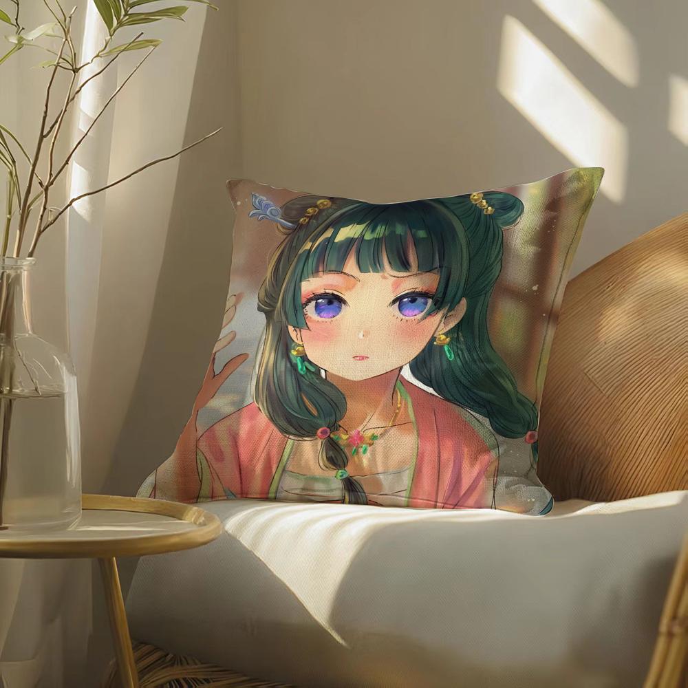 Animethea-Apothecarydiariesmaomao Pillow Case Pillowcase, Double-Sided Printed, Sofa Cushion, Bedroom Headboard