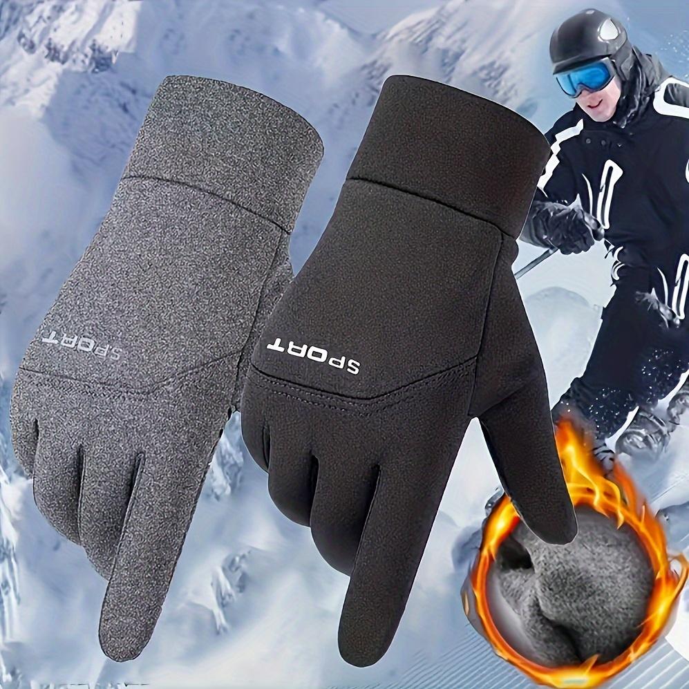 Winter Outdoor Insulated Gloves For Sports, Cycling, Skiing, And Touchscreen Waterproof Gloves For Men - Keep Hands Warm