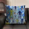 Music PPet Shop Boys Band Cushion Cover Natural Linen Organic Fabric DoubleSided Printing Sofa Home Decor Gift Pillow Case