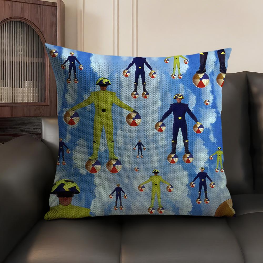 Music PPet Shop Boys Band Cushion Cover Natural Linen Organic Fabric DoubleSided Printing Sofa Home Decor Gift Pillow Case