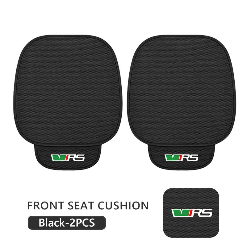 CAPR9 Car Seat Cushion Cover Breathable Ice Silk Soft Mats For Skoda Kamiq MK3 Roomster Rapid Kodiaq Karoq Fabia Enyaq