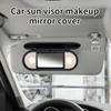 Sun Visor Vanity Mirror Cover Rear View Makeup Mirror Replacement Accessories For Vehicle Truck Left Right Side Daily Commuting
