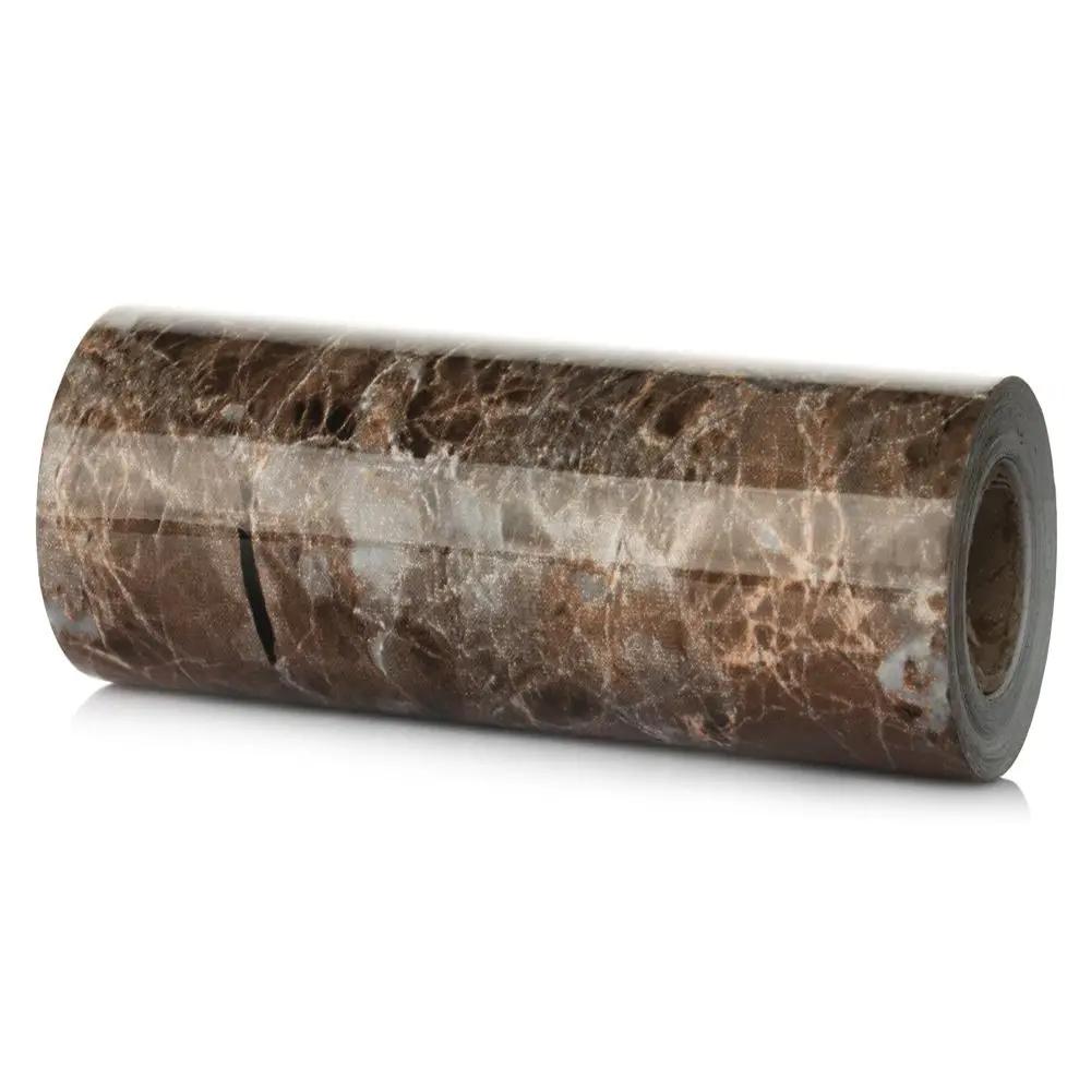 Living Room Self-adhesive Skirting Line Vinyl Decals Baseboard Wall Border Stickers Waist Line Wallpaper Marble