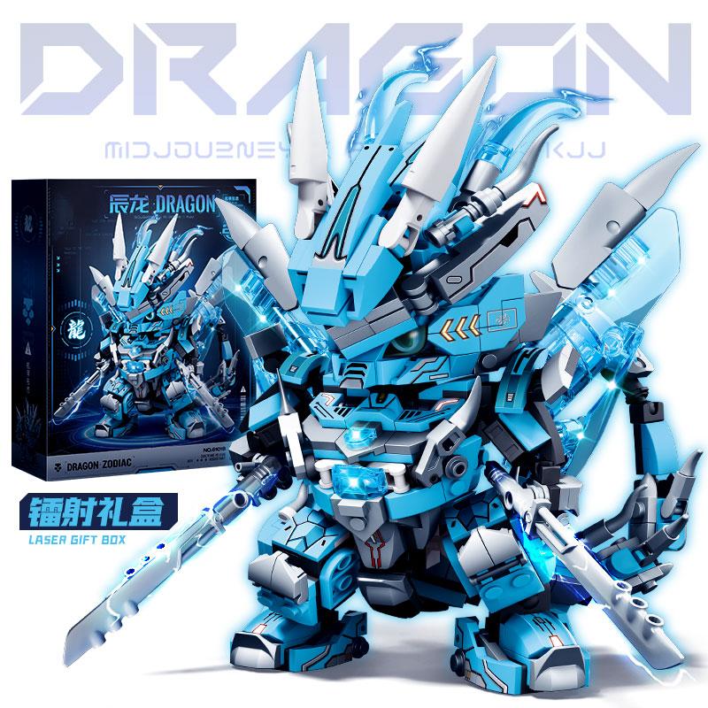 Dragon Toys City Набор мультяшных строительных блоков Модельная серия Украшения Детская игрушка Рождественские подарки на день рождения для детей и взрослых