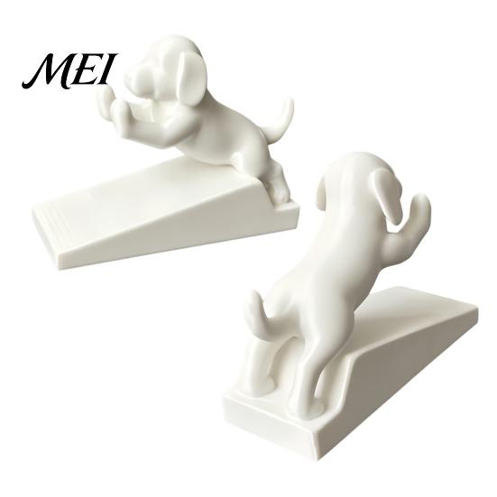 Healing Desk Ornament for Decor 3D Printed Cartoon Dog Door Stopper, Cute Animal Holder, Holder Non-Slip Wedge Floor Wall Protection Home Puppy
