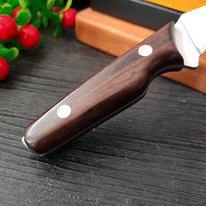 Нож из нержавеющей стали, кухонные ножи для пилинга, нож для мяса, нож для суши, резак для фруктов с чехлом для ножа