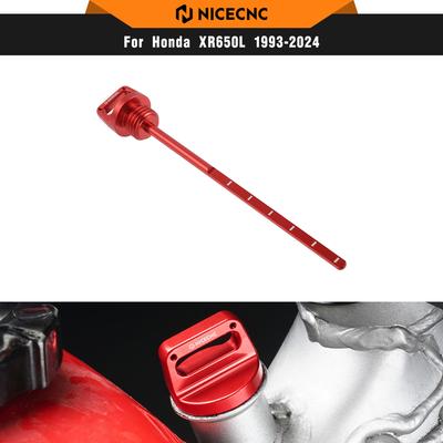 NICECNC Для Honda XR650L 1993-2025 XR600R 1983-2000 Мотоцикл Масляный щуп Заглушка щупа XR 650L XR 600R Аксессуары