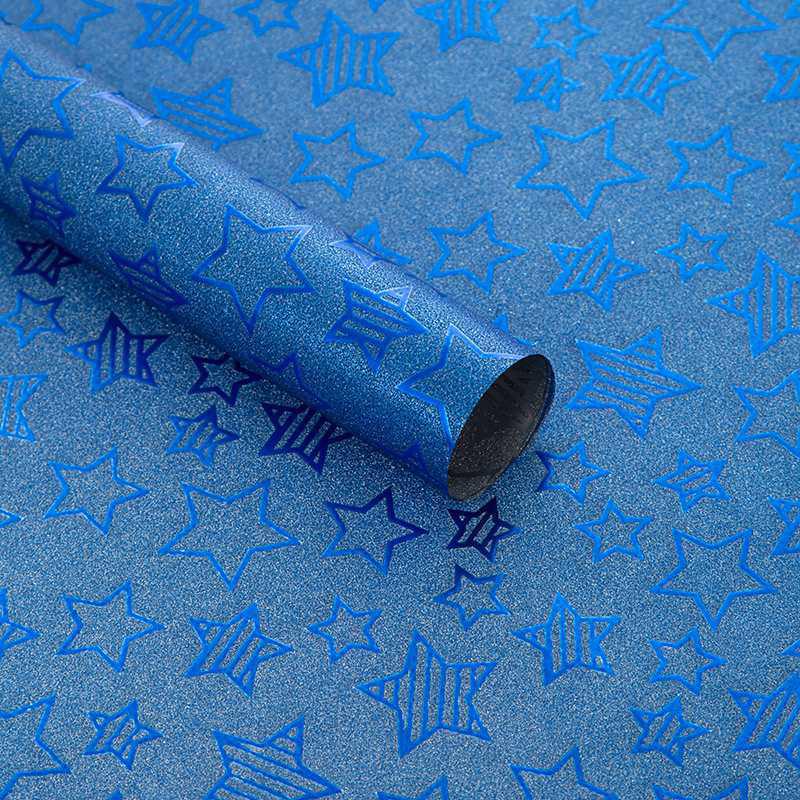 Пятиконечная звезда цветная подарочная упаковочная бумага День святого Валентина Юбилей День рождения Упаковочная бумага Водонепроницаемая книжная бумага