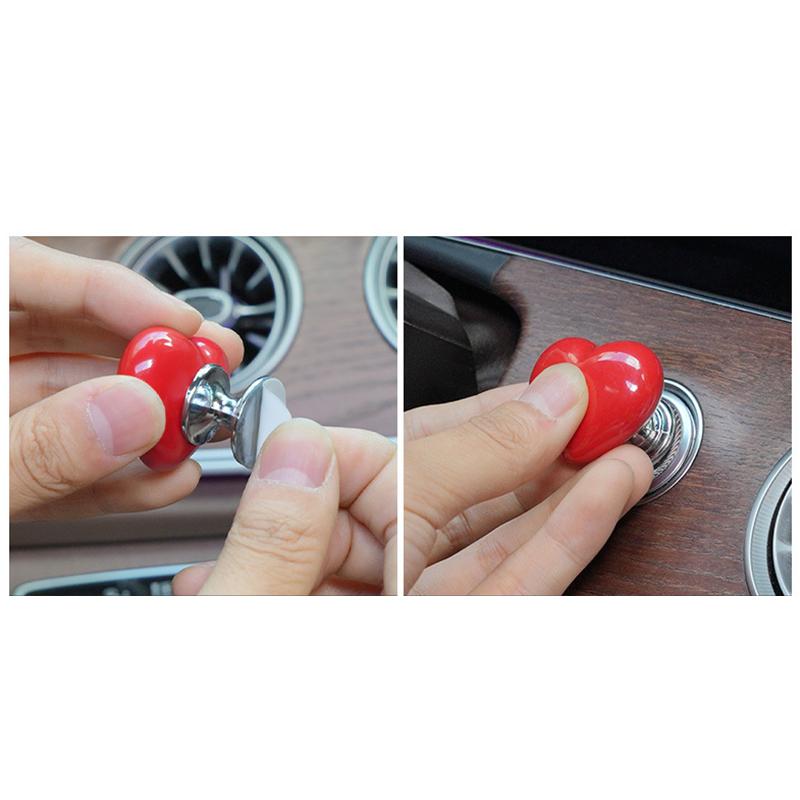 Car Start Button Cover Personalized Protective Case Creative Vehicle Ignition Switch Decoration Anti Scratch Durable Accessory for All Car Models