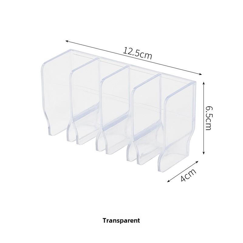 Wall-Mounted Non-Perforated Toilet Facial Cleanser Storage Rack Cosmetics Rack Mirror Cabinet Toothpaste Drain Holder
