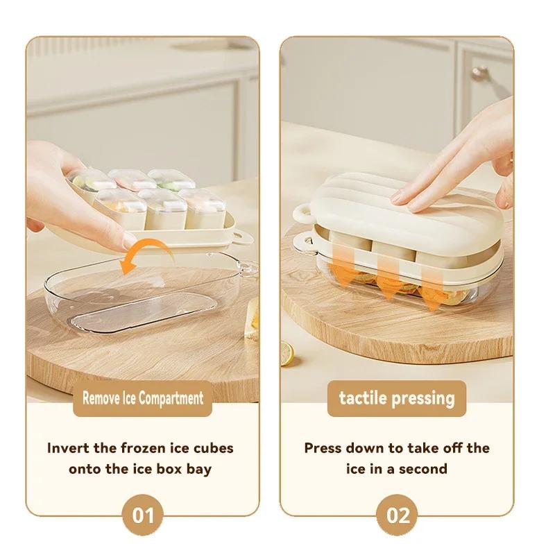 Новая форма для льда Гигантская Большая Пищевой силикон Форма для квадратных кубиков льда Сделай сам Форма для кубиков льда Коктейль