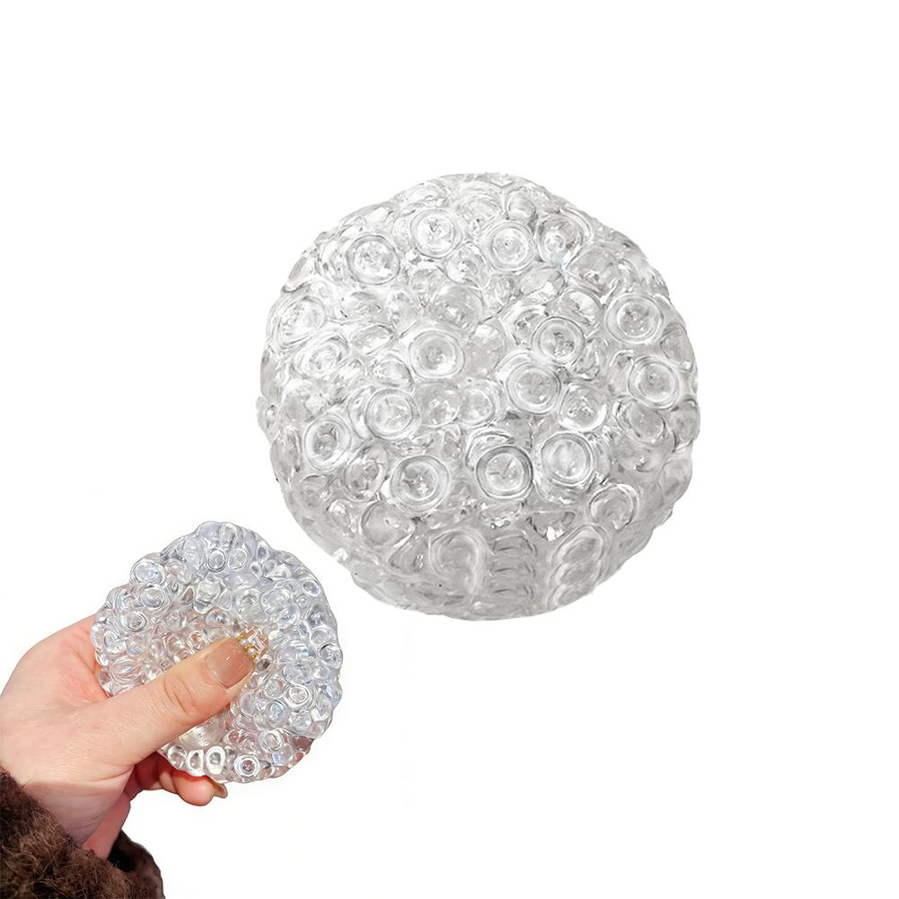 Handmade Ball Squishy Balls Ice Beads Squeeze Toy Fidget Toys Slow Rebound Toy For Friend Anxiety Relaxation Squeeze Gift