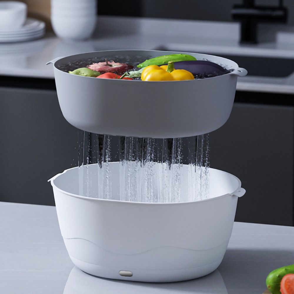 Shock-absorbing Electric Vegetable Washing Basket Vegetable Fruit Purifier  for Vegetable Fruits