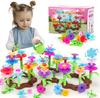 REMOKING Building Gerde Baby 3D Educational Develops Imagination and Fingertip Early Color Shape Birthday Gift Blocks, Blocks, 130pcs, Toys, Girls,