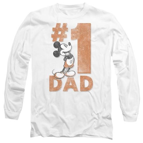 Disney Unisex Adult Number 1 Dad Mickey Mouse T-Shirt