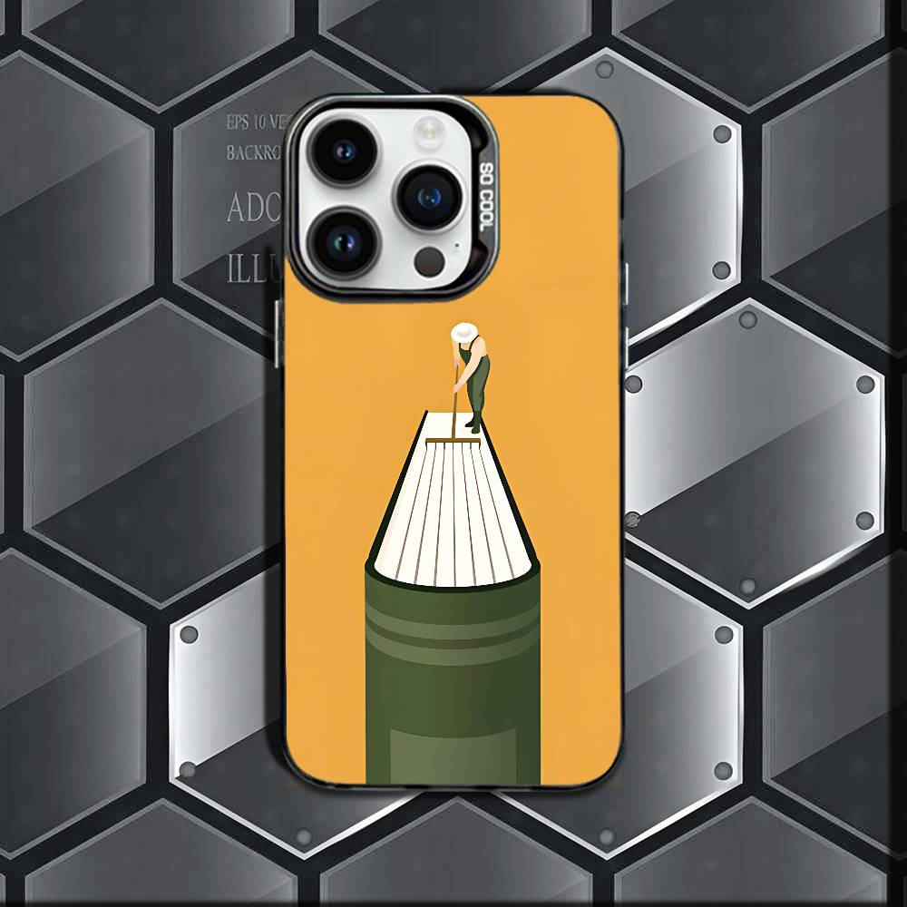 Чехол для телефона с картиной Иеронима Босха Для iPhone 17,16,Pro,Max,e,15,14,Plus,13,12,Mini,11, Матовый Цветной Серебристый Роскошный Чехол