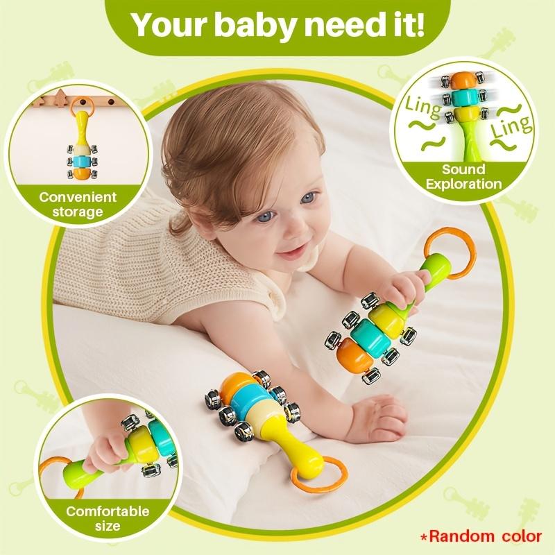 Набор колокольчиков с ручным приводом для детей, изготовленный из АБС-пластика, предназначенный для развития восприятия и слуховых навыков