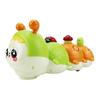 Electric Crawling Caterpillar Toy with Light Music Educational Baby Tummy Time Light-up Movable Eyes Cartoon Caterpillar Musical Toy Toddlers