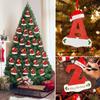 Christmas Tree Decoration Letter Pendant A-Z Christmas New Year Decoration Hanging Ornaments Red Alphabet for Xmas Tree Decorations Home Decoration