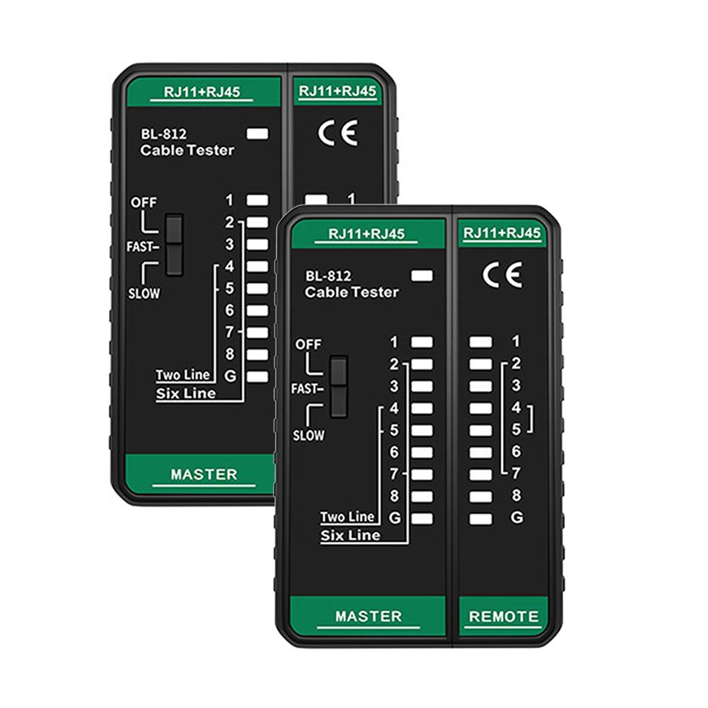 BL-812 Многофункциональный сетевой тестер для кабелей RJ45 RJ11 300м Трассировка линии Двухскоростной режим Совместимость с 8-жильными кабелями