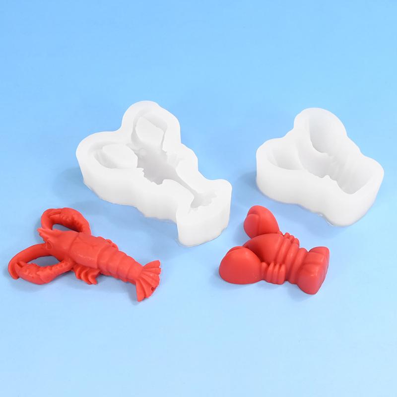 Силиконовая форма для торта, шоколада, желе в виде лобстера и рыбок кои, ручной работы, для сахарной мастики, для батончиков, конфет, кухонная бытовая форма для выпечки, инструменты для торта