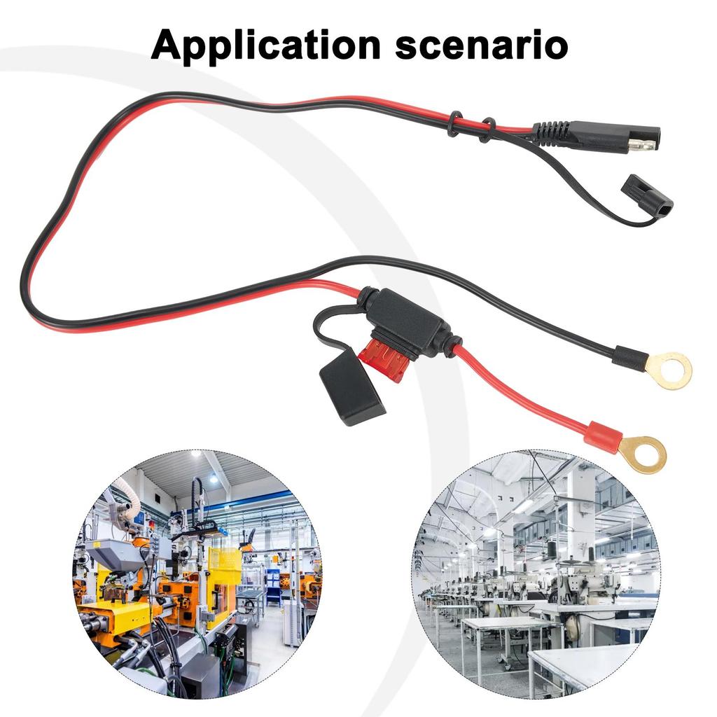 Абсолютно новый клеммный кабель питания аккумулятора SAE 10A предохранитель