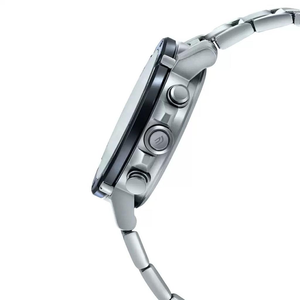 Часы серебристые с подключением по Bluetooth мужские, Silver Bluetooth Connect Men's Watch,  Casio