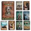 Funny Great Dane Metal Vintage Tin Sign Poster Cafe Bar Living Room Coffee Bar Club Kithchen Bathroom Kitchen Home Decor Gift