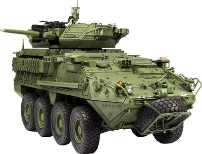 AFV Club Масштабная модель Бронированной машины Stryker M1296 с Улучшенной Периметральной Защитой Пластиковый Модельный Комплект FV35391 1/35 ICV-D Безопасность, (Военная техника)