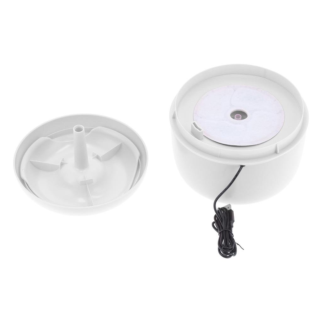 Pet Drinking Fountain Automatic Circulation Cat Water Dispenser with Filter USB Cable